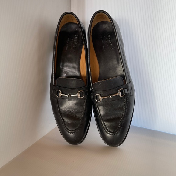 Meermin Shoes Meermin Black Calf Leather Horsebit Loafer Uk 75us